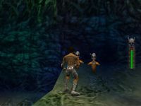 une photo d'Ã©cran de Akuji the Heartless sur Sony Playstation